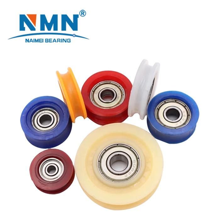 Plastic Coated Bearing Factory Price in Stock Big Belt Printing Plastic Pulley Wheel Bearing