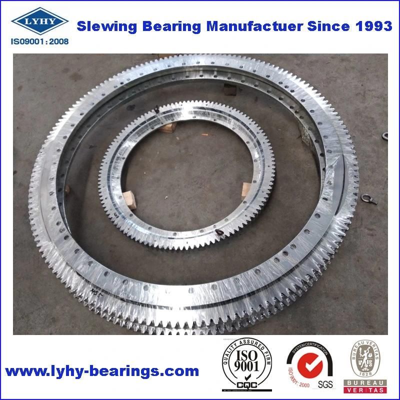 Lyhy Double Row Ball Slewing Bearings Turntable Bearings with External Gear 2de. 069.00