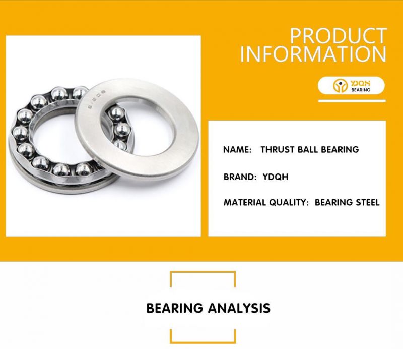 China 51100 51101 51102 51103 51104 51105 51106 Pressure Plane Split Thrust Roller Bearing Thrust Ball Bearing