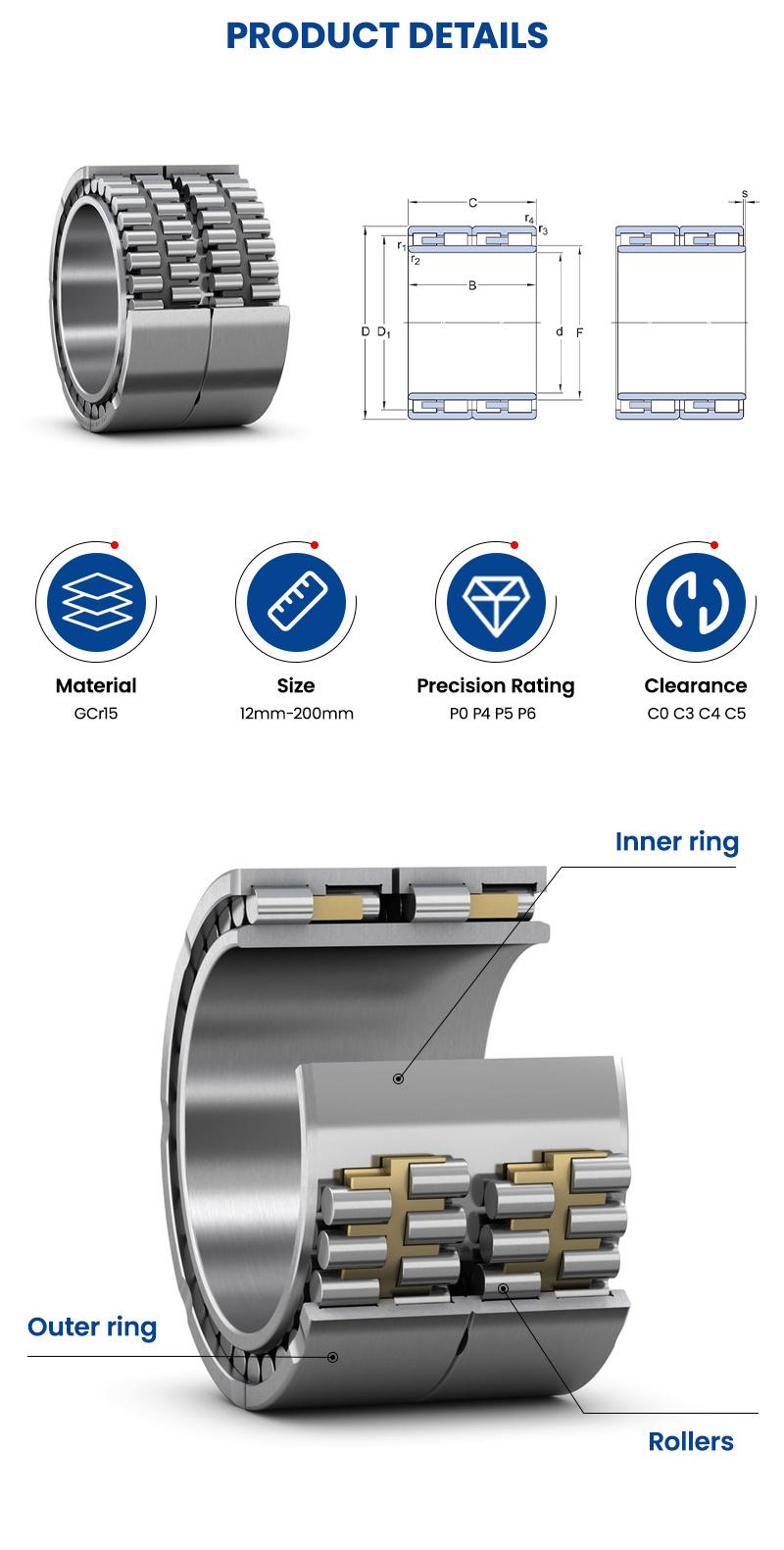 Xinhuo Bearing China Shandong Bearings Custom 6802 N234e Radial Cylindrical Roller Bearings