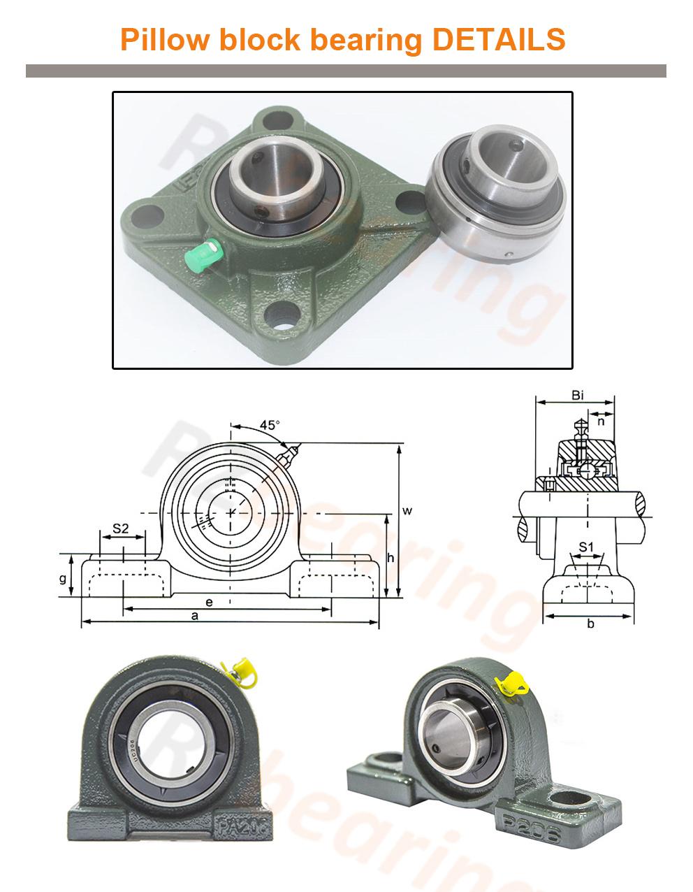 Bearings Tapered Roller Bearing Wheel Hub Bearing Factory Manufacture Precision Casting Pillow Block Bearing UCP307