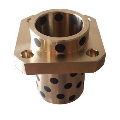 C86300 Flange Bronze Bushing with Solid Lubricating Bearing Bush