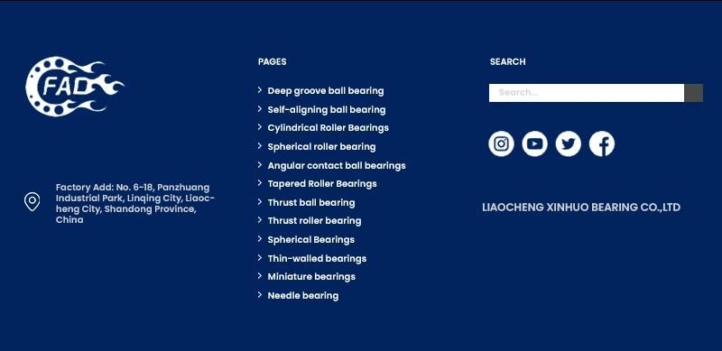 Xinhuo Bearing China Row Taper Roller Bearing Manufacturer 2 Ball Bearing11308 Self Aligning Linear Bearing