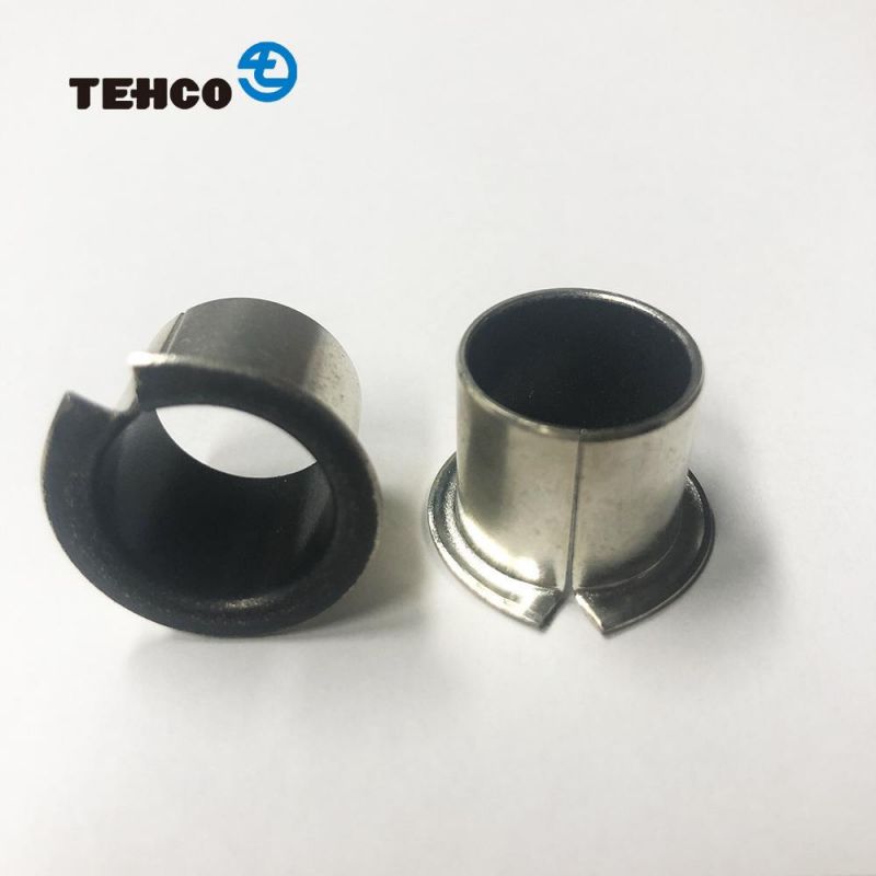 China Wholesale Steel Base Composite Metal Bush Wrapped Sleeve DU Bearing Self-lubricating Sleeve Bushing for Print Machine.