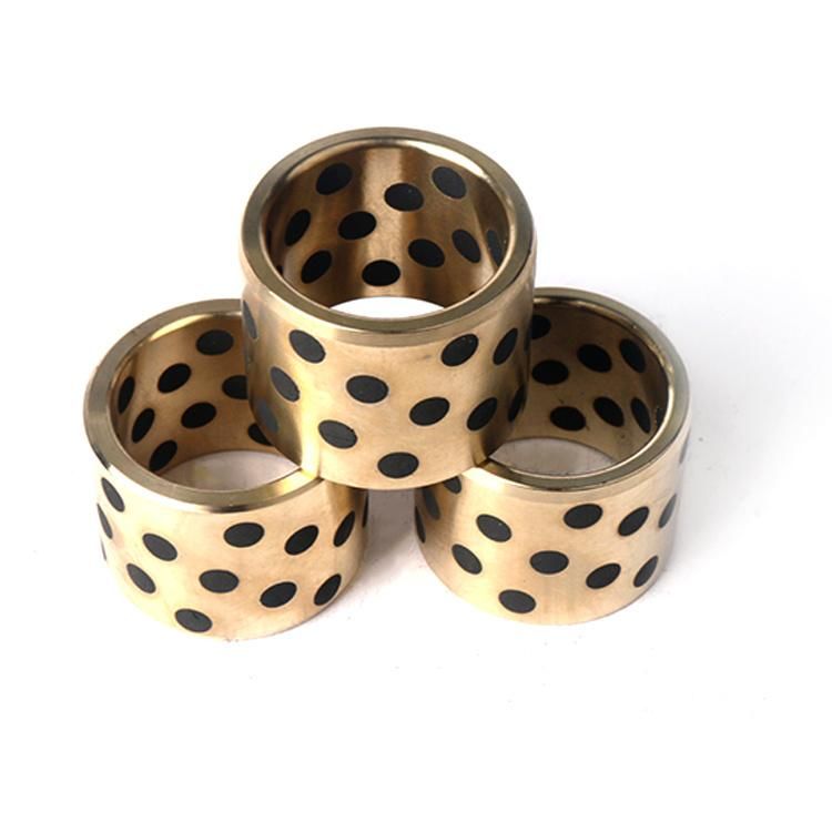 Self Lubricating Bushing Oilless Graphite Bronze Bearing Sintered Bronze Oilless Bearing in Stock