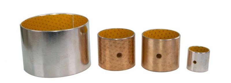 Boundary Lubricating Bushings With Yellow POM Bushings Steel Bronze Bearing