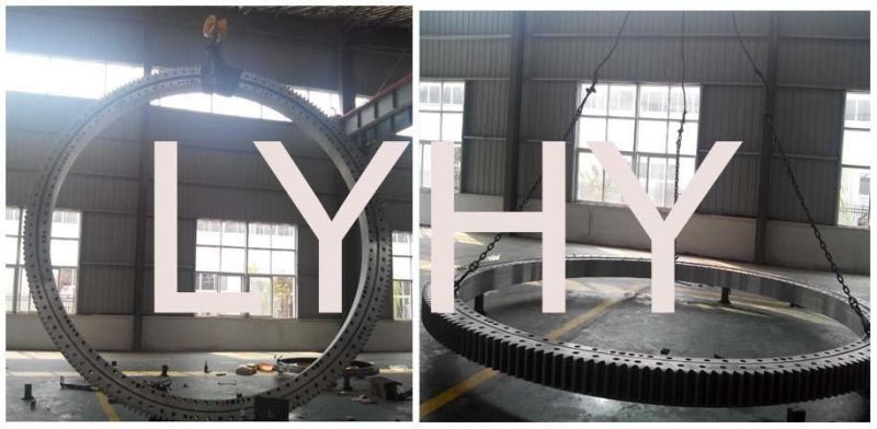 Big Slewing Ring Bearing 192.50.6300 Large Turntable Bearing 192.50.6735 Geared Swing Bearing