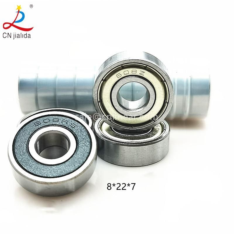 China Manufacturer Double Shielded Miniature High Carbon Chrome Steel Bearing Mini Deep Groove Ball Bearing (608zz 623zz 624zz 625zz 626zz 688zz 635zz)