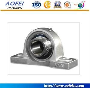 Pillow block bearing with steel plate/Spherical bearing/Insert bearing SP208