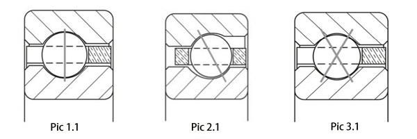 4" Open Type Radial Contact Thin Wall Bearing for Precision Instruments
