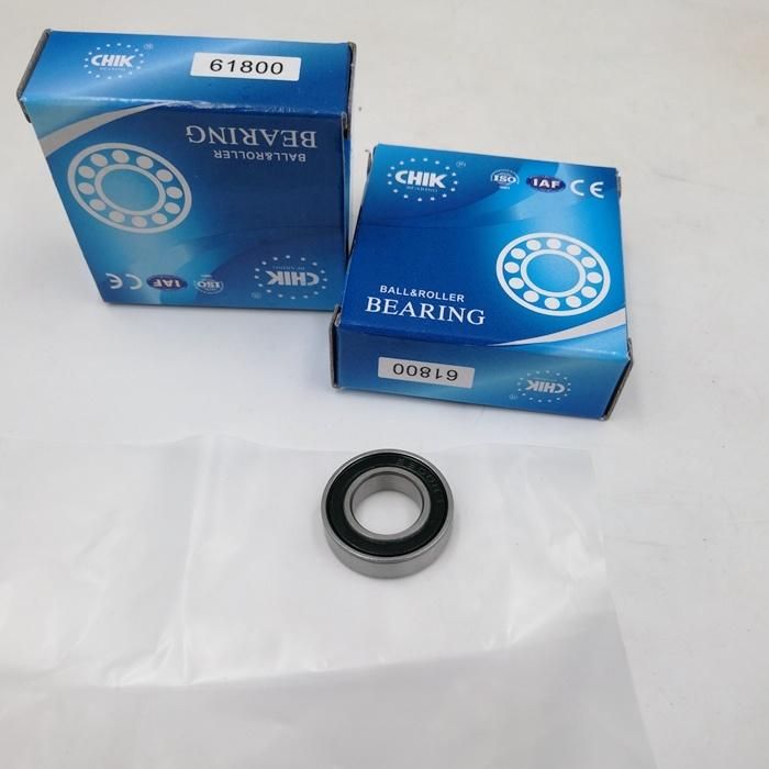 Thin Wall Bearing 61801RS Zz Thin Type Deep Groove Ball Bearing of Machine Parts