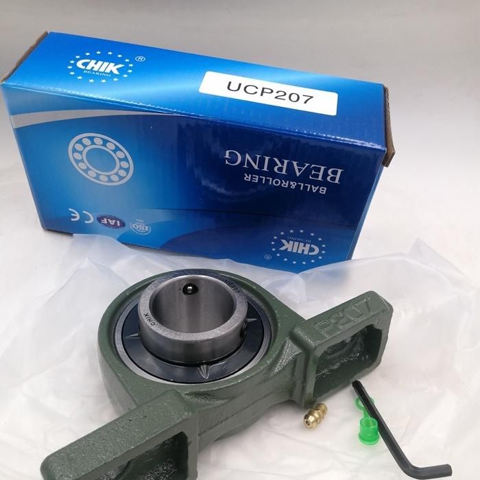 Pillow Block Bearing with Housing Chrome Steel Chik NSK SKF UCP214 UCP215 UCP217 UCP210 UCP205 Ball Bearing