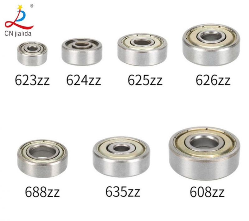 China Factory 3D Printer Parts Deep Groove Ball Bearing 623zz 624zz 625zz 626zz 635zz 608zz 688zz