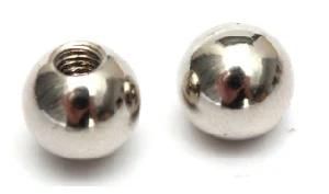 Custom 304 316 420 440 440c Stainless Drilled Steel Ball for Internal Andexternal Decor 9.525mm 12.700mm 19.050mm