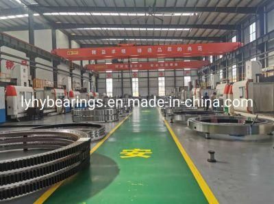 121.40.4500.990.41.1502 Roll and Ball Combination Slewing Ring Bearings External Gear Swing Bearings