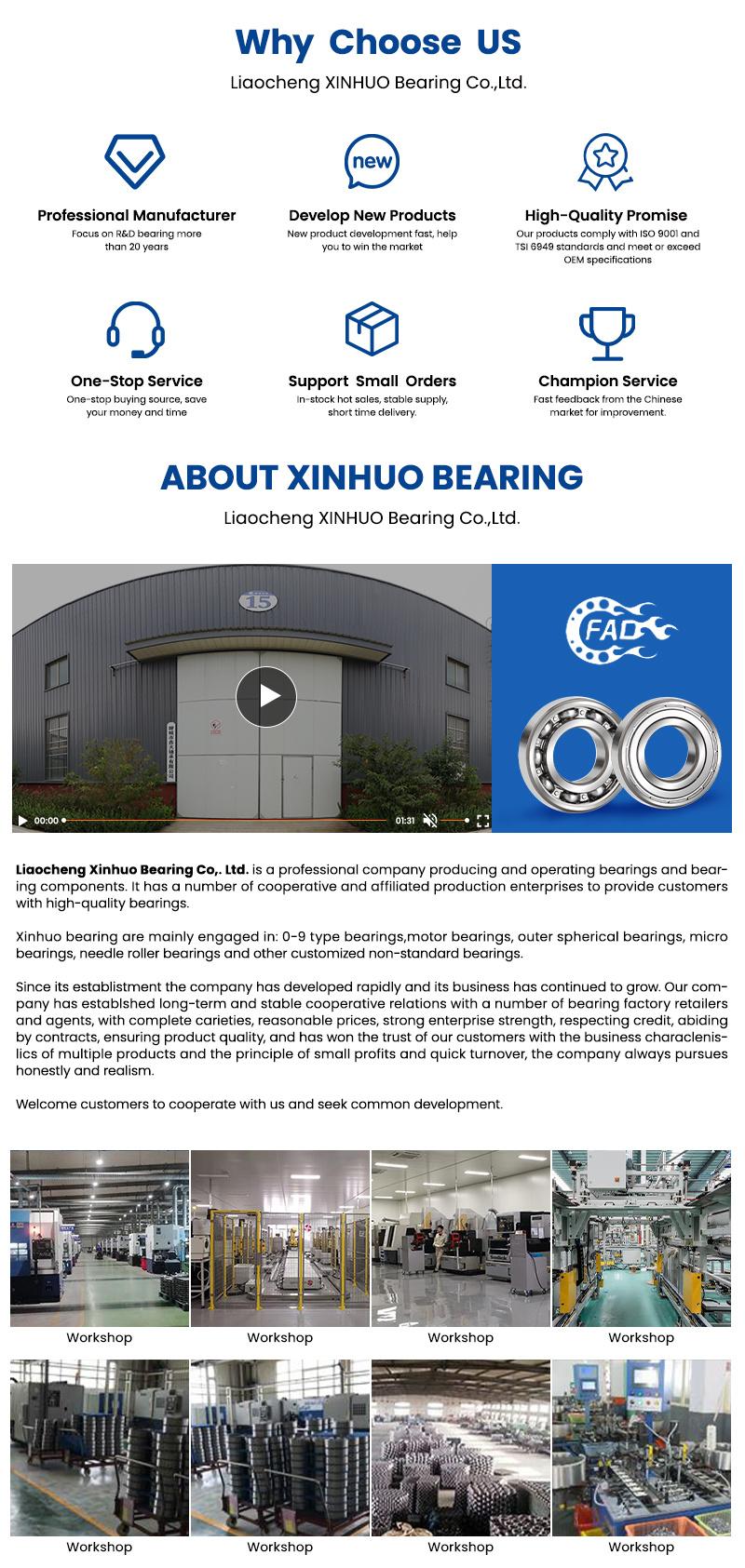Xinhuo Bearing China Row Taper Roller Bearing Supply 6201 Zz1315 Self Aligning Linear Bearing