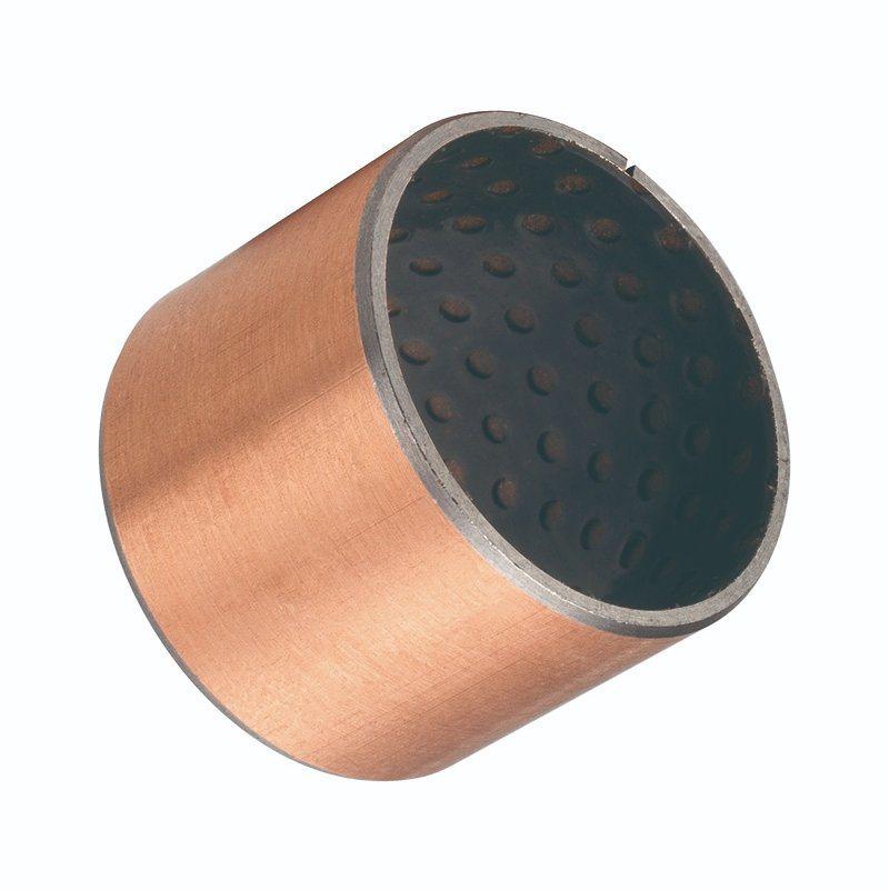 Boundary Lubricating Bushings Steel Bronze Base Material With PTFE PEEK Bushings Injection Bushings