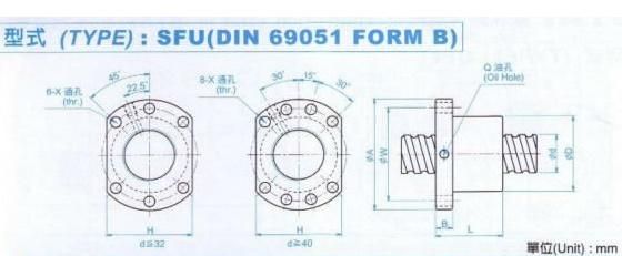 Good Quality CNC Router Parters Ball Screw Sfu4005-4