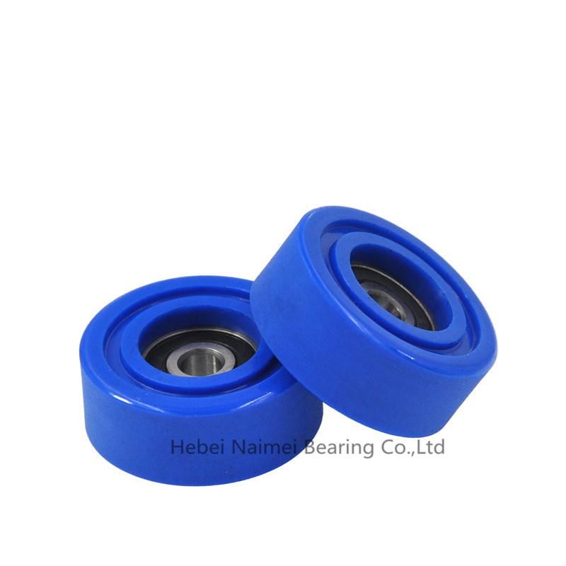 Pulley Hot Sale PU62635-14 Plastic Roller with 625-2RS Rubber Sealed Ball Bearing 14X6X35mm