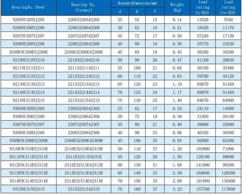 Small Friction Cylindrical Roller Bearing