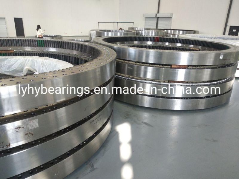 121.40.4500.990.41.1502 Roll and Ball Combination Slewing Ring Bearings External Gear Swing Bearings