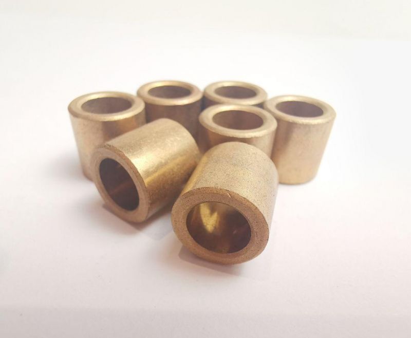 Customized Sintered Bronze Bushing Lubrication with Flange