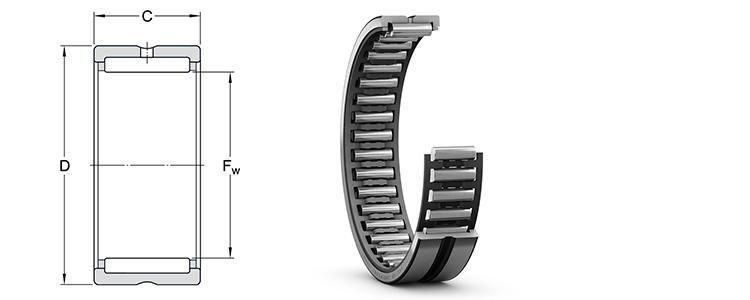 Nki One Way Needle Roller Bearing Nki17/16 Nki17/20 Nki20/16 Nki20/20 Needle Bearing