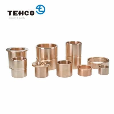 China Factory High Precision Copper Alloy Casting Bronze Bearing Sleeve Type Bronze Bushing