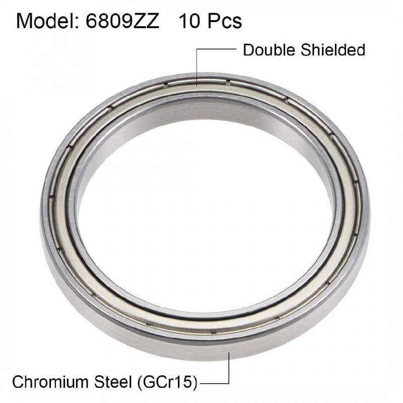 6809zz Deep Groove Ball Bearing Z2 45mm X 58mm X 7mm Double Shielded Chrome Steel