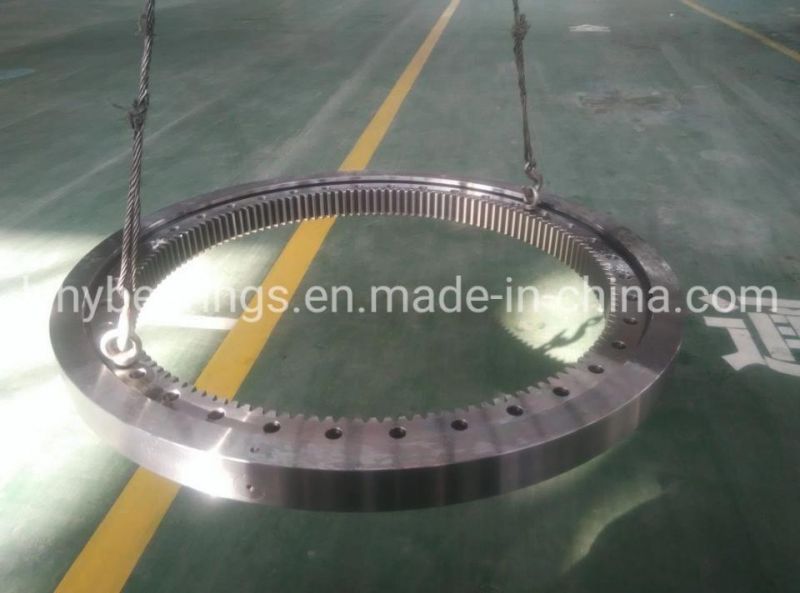 (VLA20 0744N) Flanged Slewing Ring Bearing with External Gear Teeth Turntable Bearing