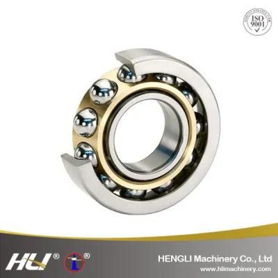 7304 20*52*15mm Single Row Angular Contact Ball Bearing For Compressors