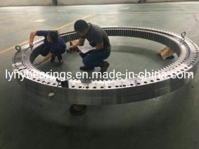 Big Slewing Ring Bearing 192.50.6300 Large Turntable Bearing 192.50.6735 Geared Swing Bearing