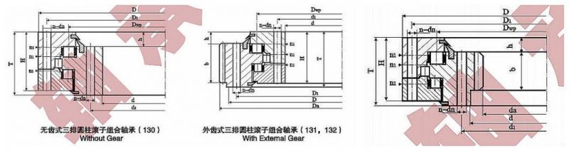 Zys Heavy Equipments Slewing Bearing / Turntable Bearing 130.40.1400