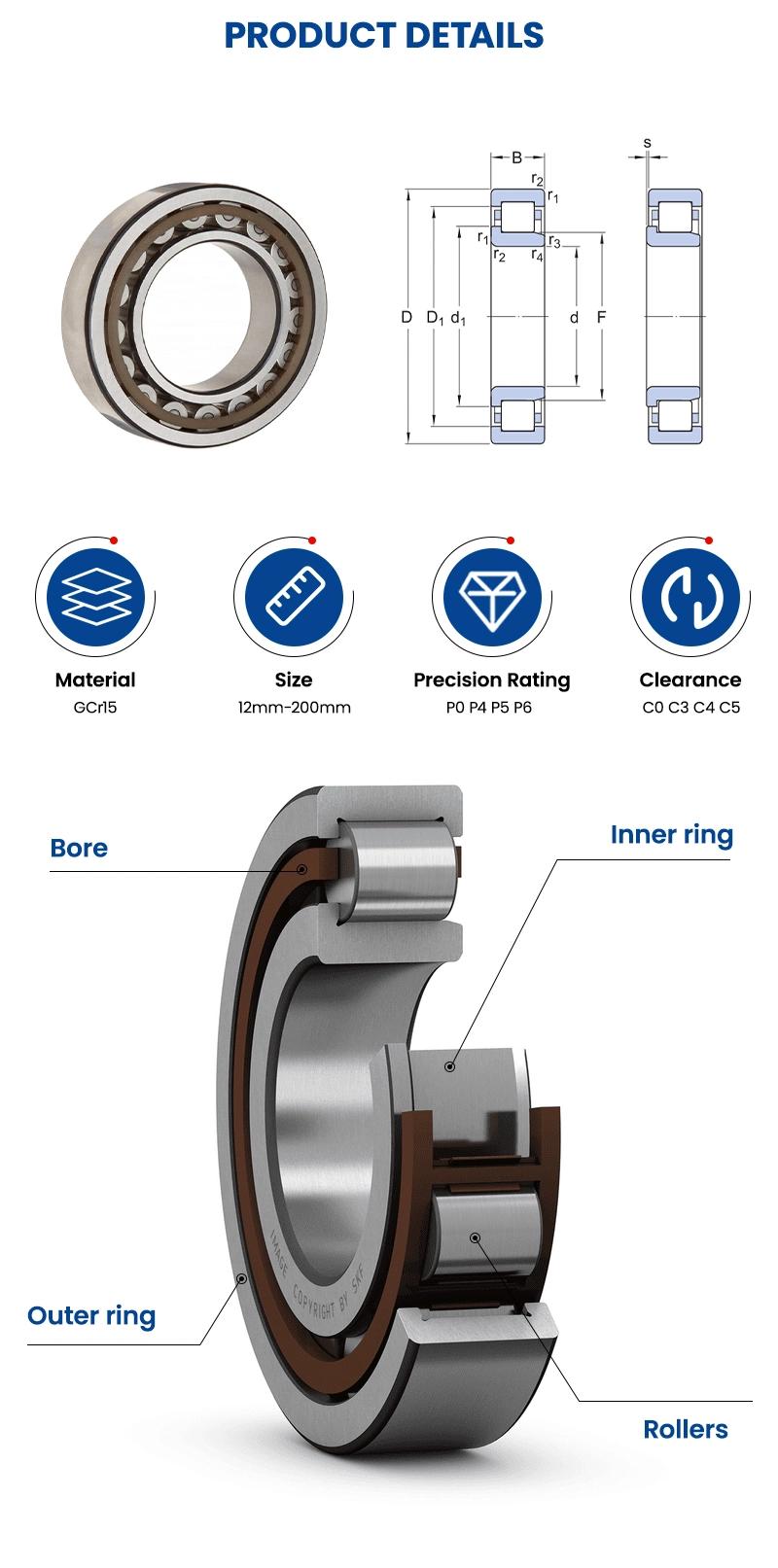 Xinhuo Bearing China Autozone Bearing OEM Vl0241 Nu1034m N Type Cylindrical Roller Bearing