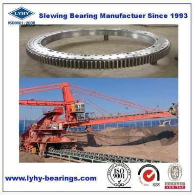 External Gear Turntable Bearing Ball Swing Bearing Slewing Ring for Stacker-Reclaimer