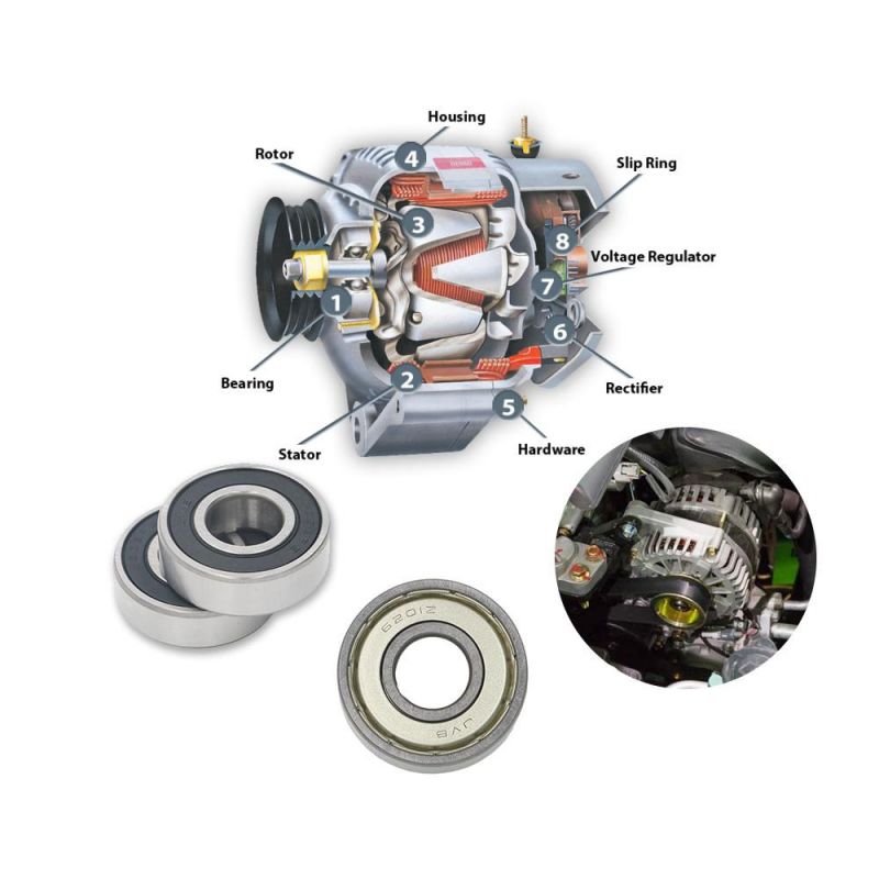 Jvb High Speed 6203 2RS Bearing Miniature Motor Bearing