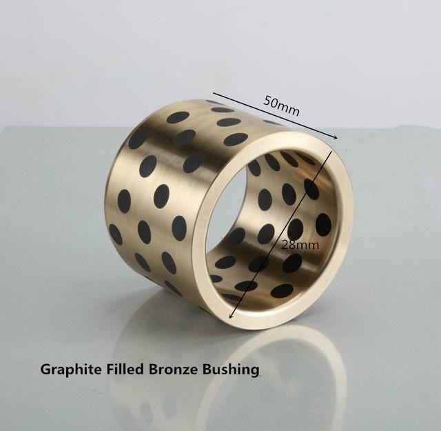 Low Price Self Lubricating Bushing Oilless Graphite Bronze Bearing Sintered Oilless Bearing on Sale