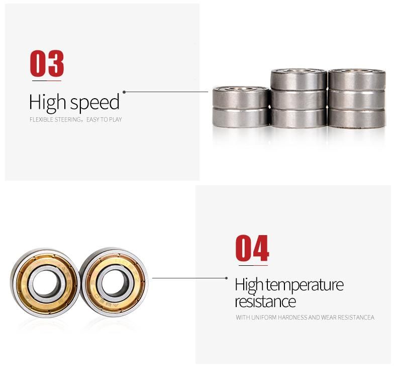 Skating Bearing 608 RS ABEC-9 ABEC-11 Ball Bearings for Skateboard