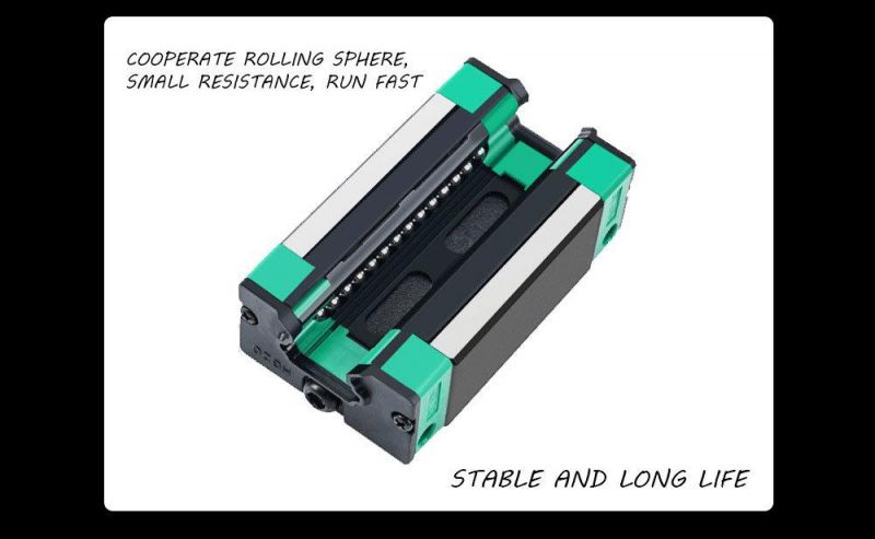 Ultra Precision Low Noise High Resistance Linear Guide with Rectangular Slider HGH25ha