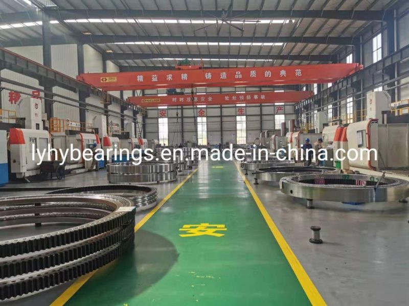 121.40.4500.990.41.1502 Roll and Ball Combination Slewing Ring Bearings External Gear Swing Bearings