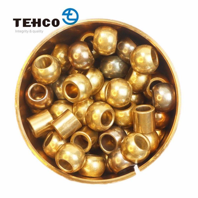 OEM Customized High Precision Electric Machine Oil Sintered Bronze or Brass Bushing Pressed by Mold in High Temperature Fan Bush.