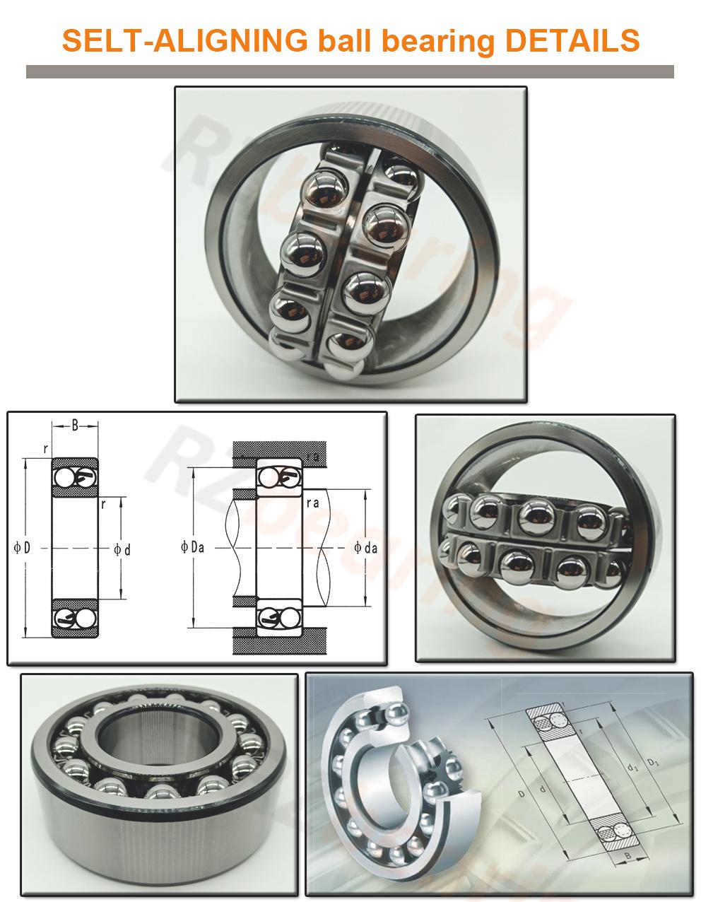 Bearing Autoparts Bearing Motorcycle Parts Bearing Ball Bearing 1203 Self Aligning Ball Bearing