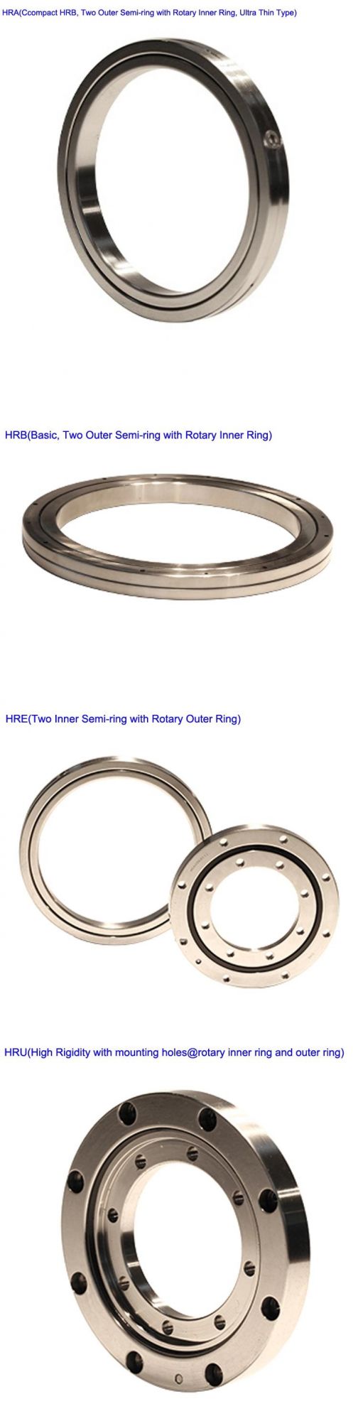 Hru66 35mm High Rigidity of Cylindrical Crossed Roller Bearing with Mounting Holes