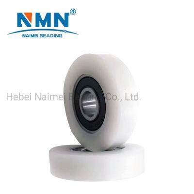 Hot Sale Durable Window Roller Nylon Rollers Wheel Bearings Round Shape Groove Pulley