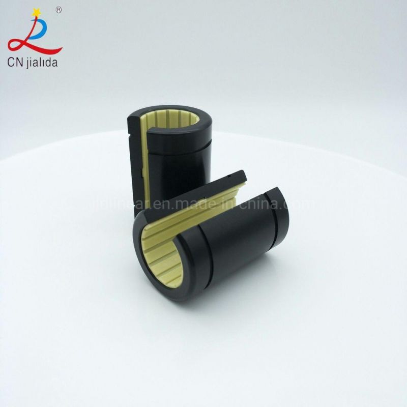 3D Printer Polymer Bushing Bearing Oilless Open Anodized Aluminum Adapter Plastic Linear Plain Bearing (LME 10-12-16-20-25-30-40-50 OP)