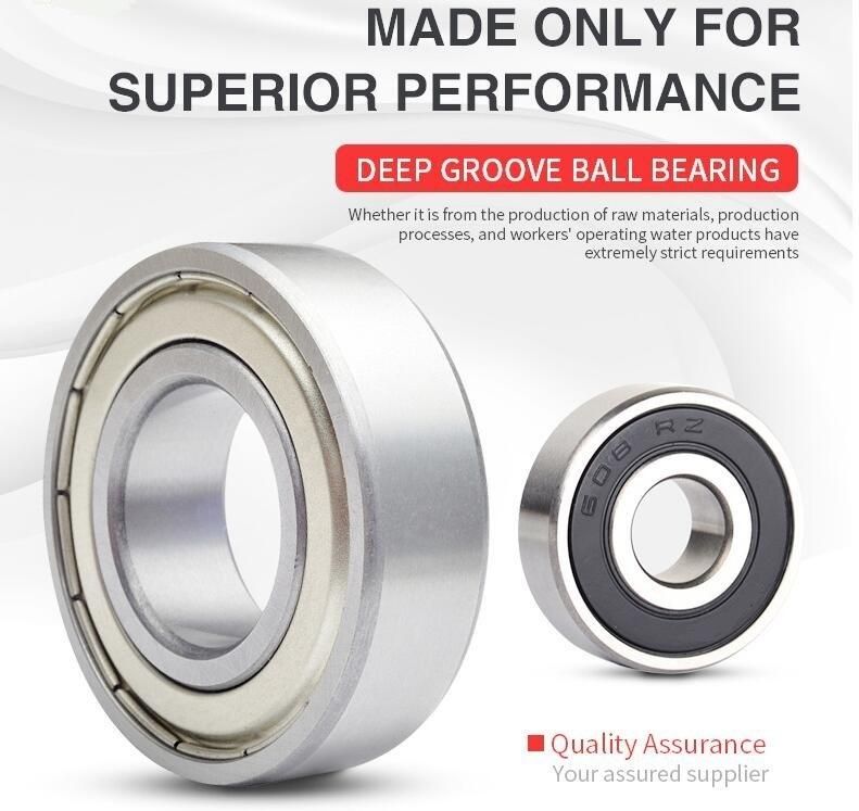 Yellow or white shield ball bearing 6204 ZZ