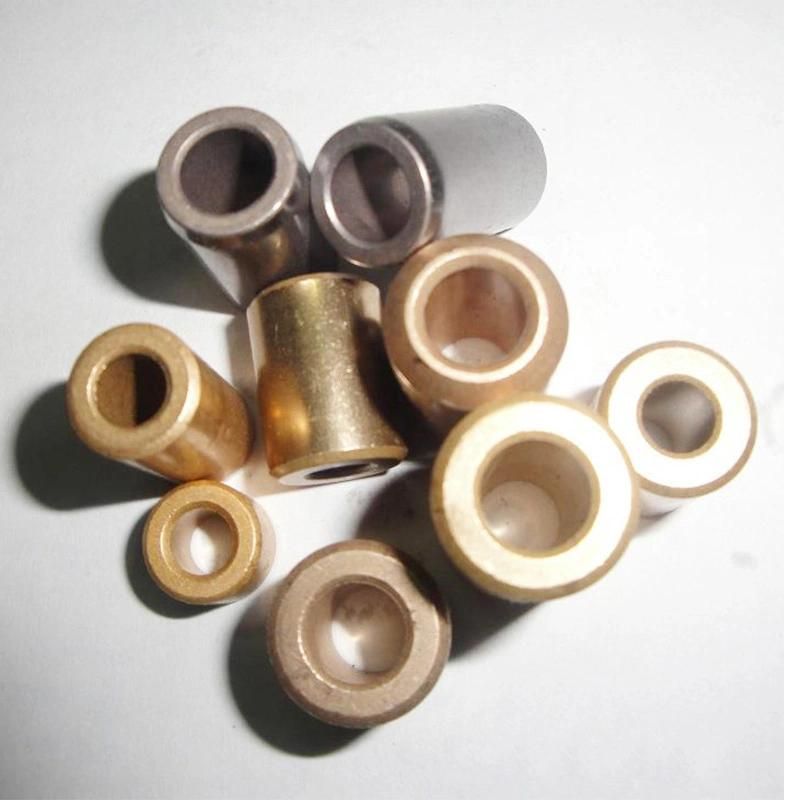 Tehco Sintered Brass Oil Graphite Bronze Flange Bushing Sinterized Bronce Bush For Electrical Moto