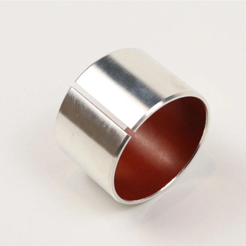 DU Tin Platting Metal-Polymer Composite Bushing Made of Steel Base and Bronze Powder PTFE Oilless Printing Machine Sleeve Bushing.