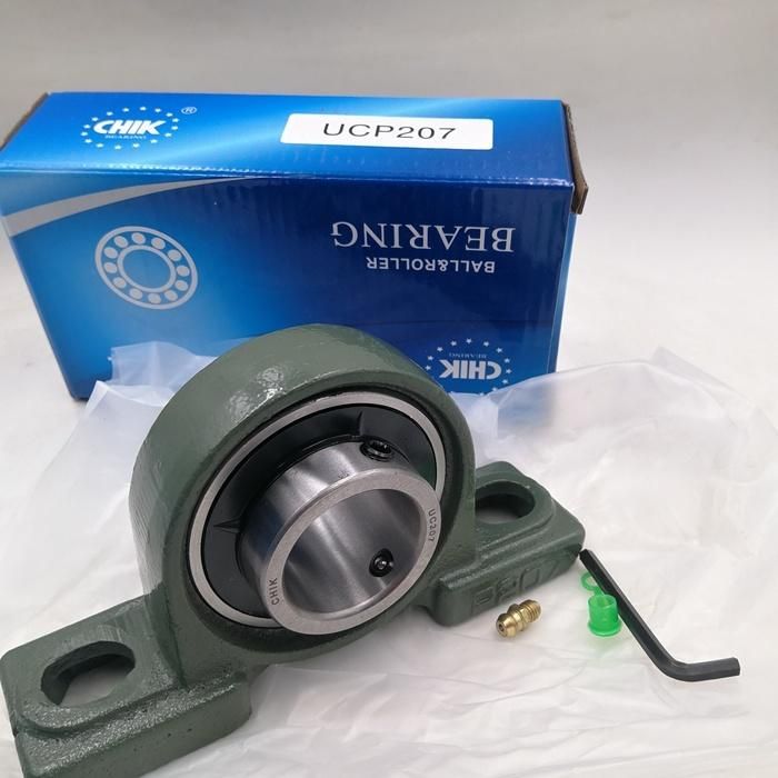 Pillow Block Bearing with Housing Chrome Steel Chik NSK SKF UCP214 UCP215 UCP217 UCP210 UCP205 Ball Bearing