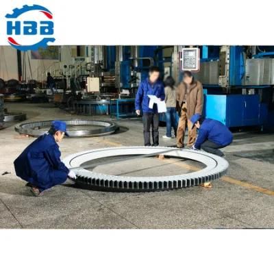 011.45.1400 1540mm Single Row Four Point Contact Ball Slewing Bearing with External Gear